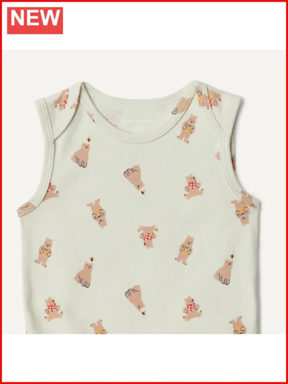 Unisex Infant Sleeveless Cotton Rib Bodysuits 6-Pack